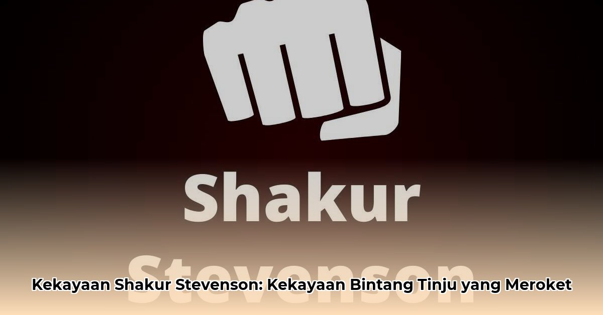 shakur stevenson net worth 2023